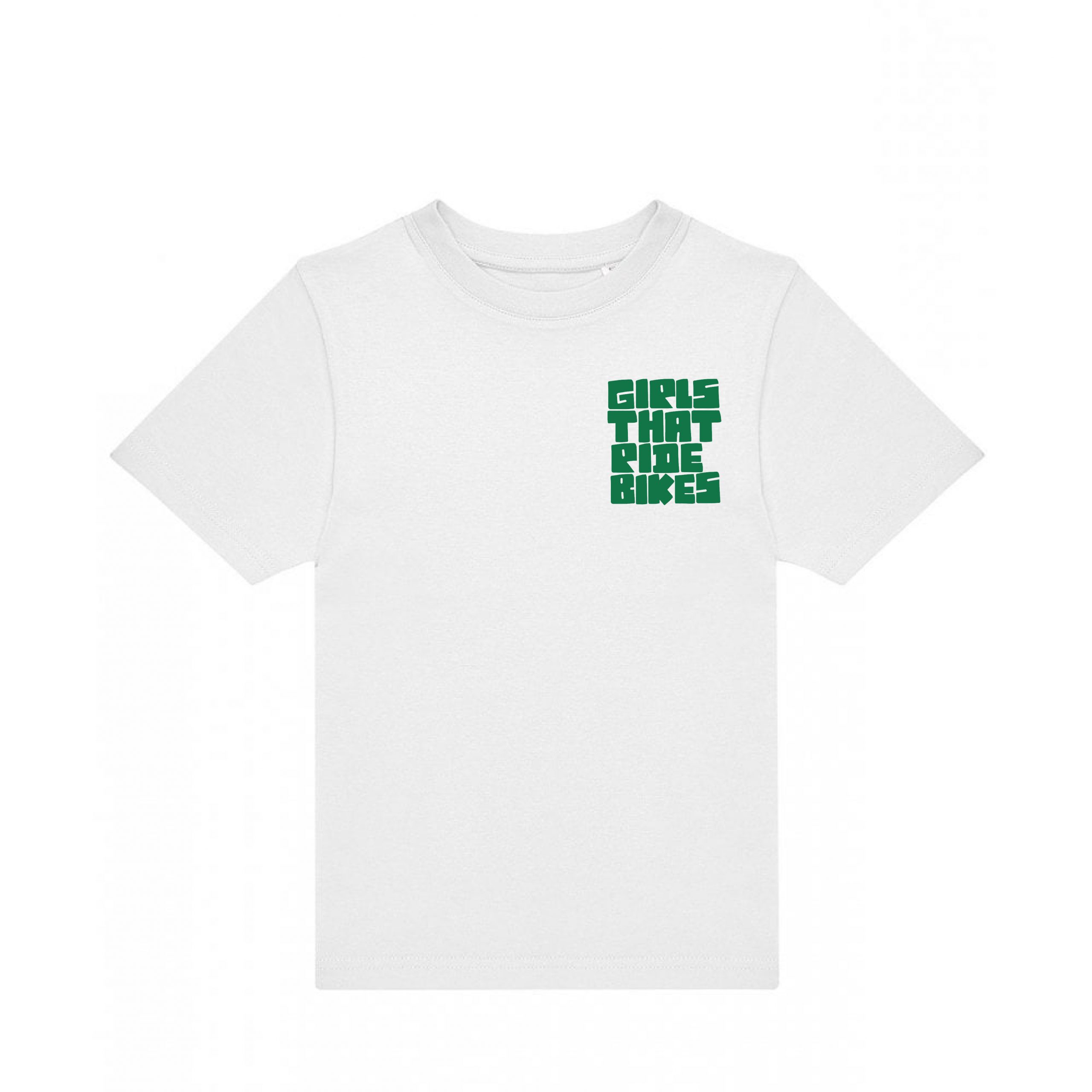 Girls That Ride Bikes Kids Cycling Tshirt - Flower & Helmet Design - Image 4